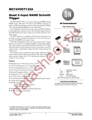 MC74VHCT132ADTR2 datasheet  